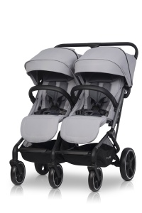Eurocart easy go echo cloudy grey kolica za blizance - Img 4