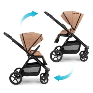 Kidnort Alskar kolica za bebe set 2u1 mocha mousse - Img 3