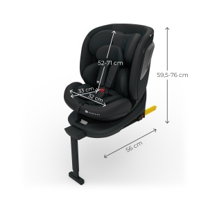 KINDERKRAFT AUTO SEDISTE I-360 2 PLUS i size 40-150cm BLACK - Img 9