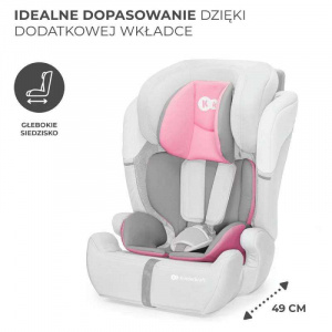 KINDERKRAFT AUTOSEDISTE COMFORT UP I-SIZE 76-150CM PINK - Img 7