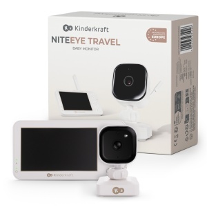 KINDERKRAFT BABY MONITOR NITEEYE TRAVEL WHITE - Img 10