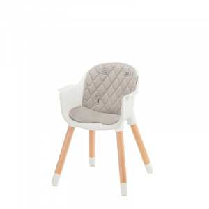 KINDERKRAFT STOLICA ZA HRANJENJE 2U1 SIENNA GREY - Img 5