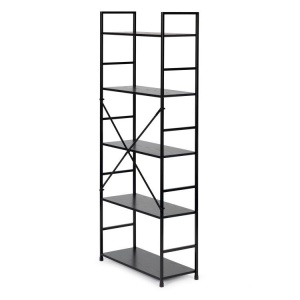 LOFT regal sa 5 polica – Black ModernHome - Img 5