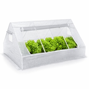 Mini baštenski plastenik beli 180 × 140 × 94 cm - Img 1