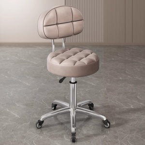 ROTIRAJUĆA STOLICA, PODESIVA, ZA SALON - ORDINACIJU MODERNO 20 LIGHT BROWN - Img 3