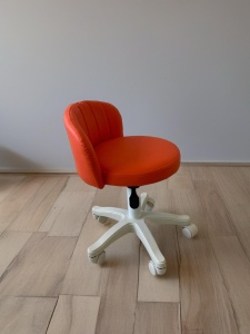 ROTIRAJUĆA STOLICA SA NASLONOM, PODESIVA, ZA SALON - ORDINACIJU MODERNO 08 - Img 2