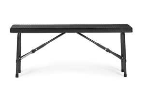 Sklopivi set 120 cm Sto sa 2 Klupe banquet – BLACK - Img 4