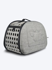TRANSPORTNA TORBA ZA KUCNE LJUBIMCE LUX DARK GRAY - Img 4