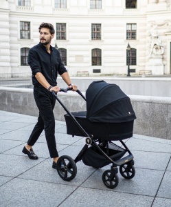 VENICCI Kolica za bebe 2u1 UPLINE all black - Img 3