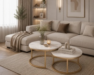 COFFE STO SET 2 KOM GOLD BOLZZ