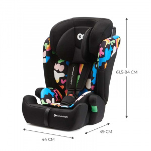 KINDERKRAFT AUTOSEDIŠTE COMFORT UP I-SIZE 76-150CM HAPPY SHAPES - Img 5