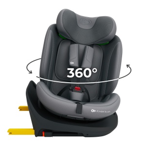 KINDERKRAFT AUTOSEDISTE I-GROW 2 PLUS I-SIZE 40-150 CM GREY - Img 5