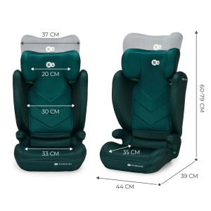 KINDERKRAFT AUTOSEDISTE I-SPARK I SIZE GREEN - Img 2