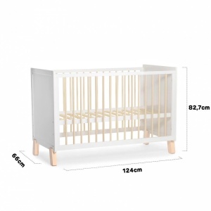 KINDERKRAFT KREVETAC NICO WOODEN WHITE - Img 3