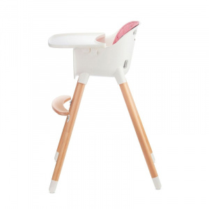 KINDERKRAFT STOLICA ZA HRANJENJE 2U1 SIENNA PINK - Img 4