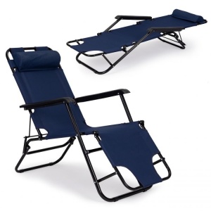 LEŽALJKA ZA PLAŽU 2U1 BLUE - Img 1