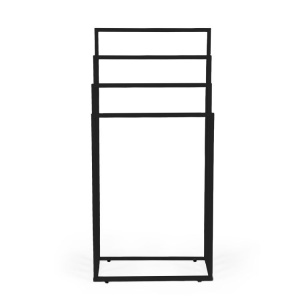 Metalni držač za peškire sa 4 kraka, crni – ModernHome - Img 4