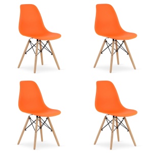 OSAKA stolica narandžasta /Set 4 komada