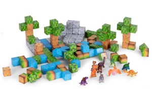 Set magnetnih kocki za decu – 142 dela, kocke i dinosaurisi - Img 7