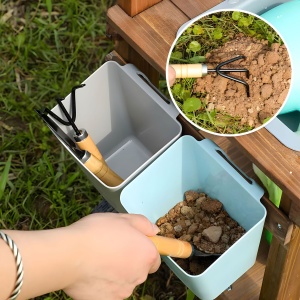 Spoljna drvena kuhinja sa dodacima za igru u pesku i blatu 04 - ECOTOYS - Img 9