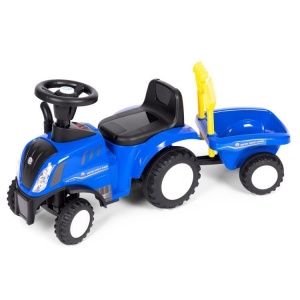 TRAKTOR SA PRIKOLICOM BLUE ECOTOYS - Img 4