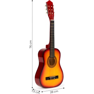 VELIKA DRVENA GITARA ZA DECU NATURAL - Img 4
