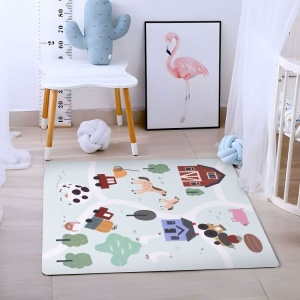 Velika podloga za igru EVA FOAM Farma 01 90.5x90.5 cm 21 deo ECOTOYS - Img 2