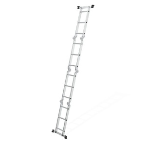 Aluminijumske višenamenske merdevine 4x3, sa šarkama, sklopive, nosivost 150 kg, ModernHome - Img 8