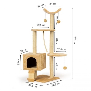 Češko za mačke 120cm + igračke - Img 5