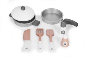 Dečija kuhinja sa 8 dodataka, rernom, slavinom i sudoperom ECOTOYS - Img 5