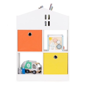 Drvena decija polica organizer 03A ECOTOYS - Img 4