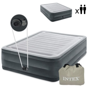 Dušek na naduvavanje za 2 osobe sa automatskom pumpom INTEX - Img 1