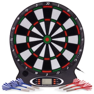 Elektronski pikado sa LCD ekranom 38 cm, 18 igara, set sa 6 pikada - Img 2