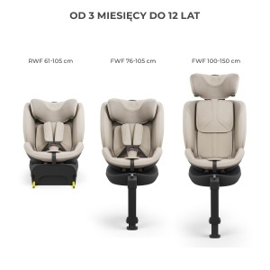KINDERKRAFT AUTO SEDIŠTE I-FIX ENDURA SAFE 61-150CM BEIGE - Img 7