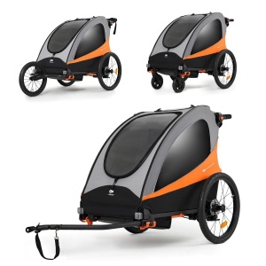 KINDERKRAFT PRIKOLICA ZA BICIKL 3U1 NAVA SUNNY - Img 1