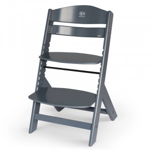 KINDERKRAFT STOLICA ZA HRANJENJE 2U1 ENOCK FULL GREY - Img 2