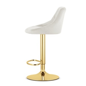 Barska stolica Kast white / gold baza - Img 3