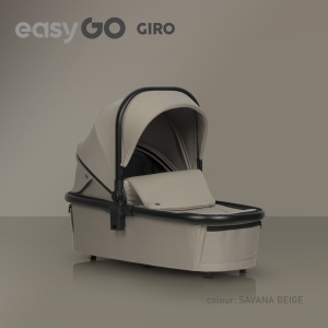EUROCART EASY GO GIRO 2U1 KOLICA ZA BEBE SAVANA BEIGE - Img 6
