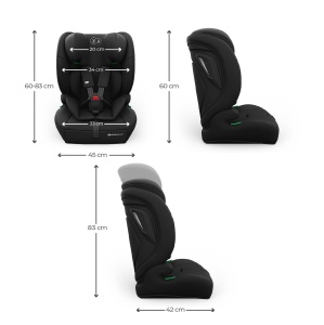 KINDERKRAFT AUTO SEDIŠTE COMFORT UP 2 PLUS i-Size black - Img 10