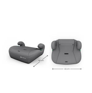 KINDERKRAFT AUTOSEDIŠTE COMFORT UP 2 PLUS I-SIZE GREY - Img 12