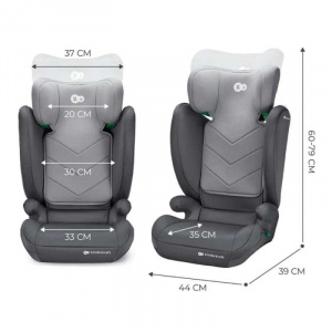 KINDERKRAFT AUTOSEDISTE I-SPARK I SIZE GREY - Img 3