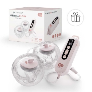 KINDERKRAFT DUPLA ELEKTRIČNA PUMPICA ZA GRUDI GENTLEFLOW PINK - Img 9