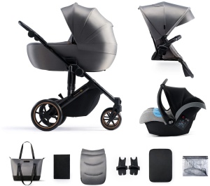 KINDERKRAFT KOLICA 3U1 PRIME2 SHADOW GREY