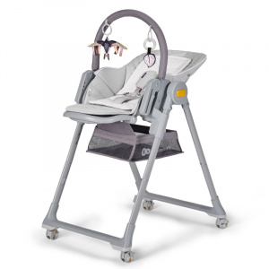 KINDERKRAFT STOLICA ZA HRANJENJE LASTREE GREY - Img 2