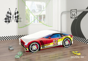 KREVET ZA DECU AUTOMOBIL 140X70 CM 04