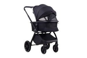 LA MAMA ALVI kolica za bebe 3u1 - black - Img 5
