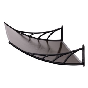 Nadstrešnica za ulazna vrata 100×80 cm, polikarbonatna zaštita - MultiGarden - Img 4
