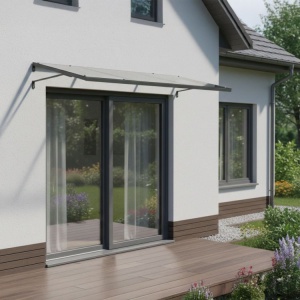 Nadstrešnica za ulazna vrata 113 × 80 cm sa UV zaštitom – MultiGarden - Img 3