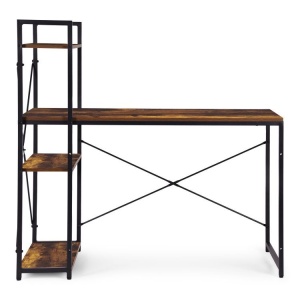 Radni sto 120x60 cm sa policama Loft Style ModernHome - Img 4