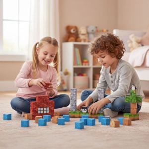 Set magnetnih kocki za decu – 87 delova - Img 2
